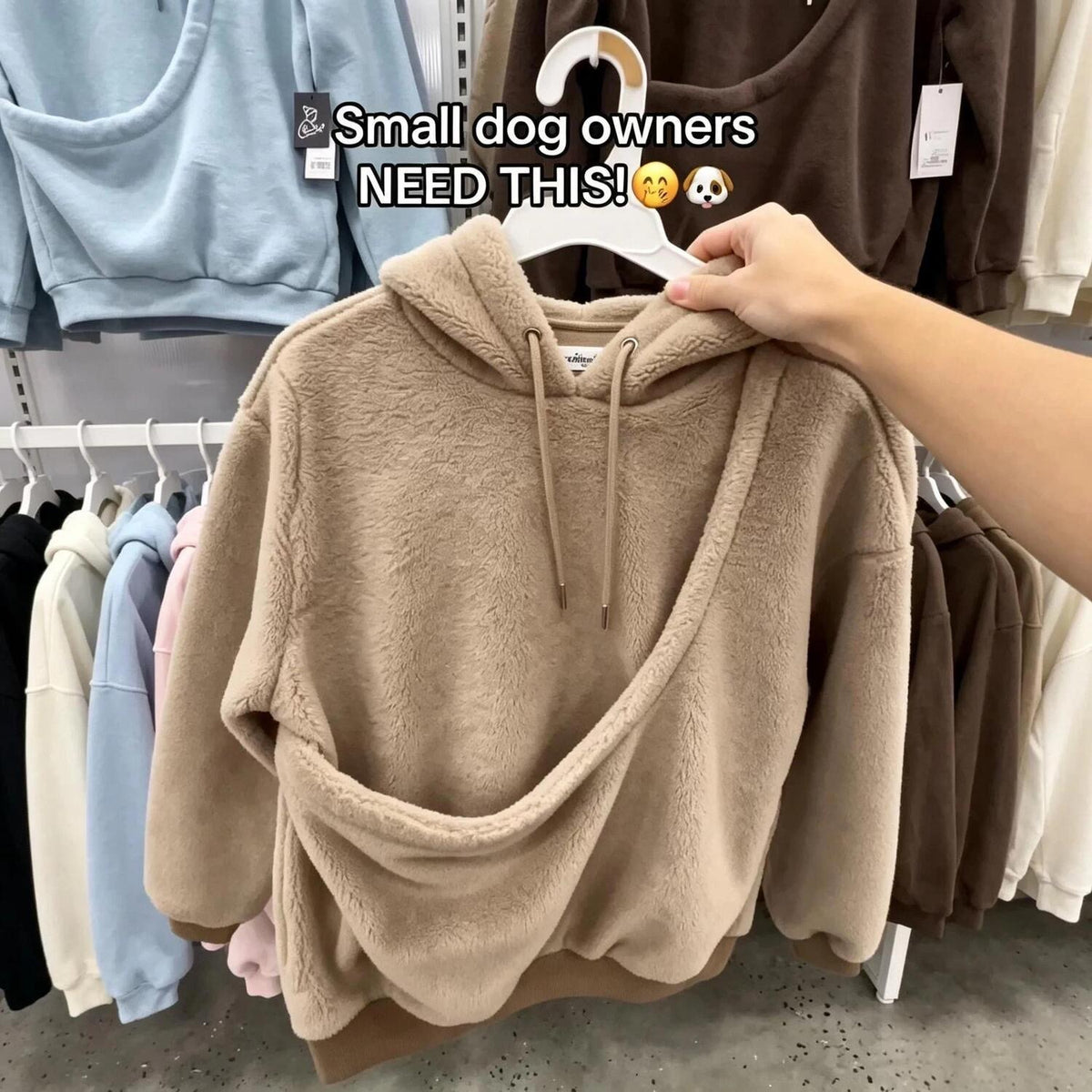 Pet carrier hoodie