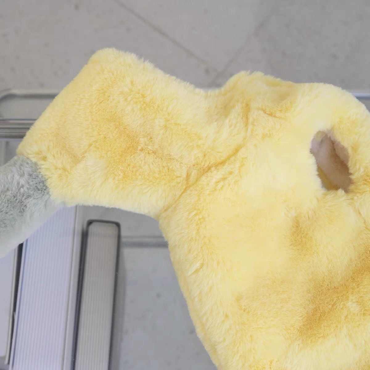 Banana Bliss Plush Dog Hoodie