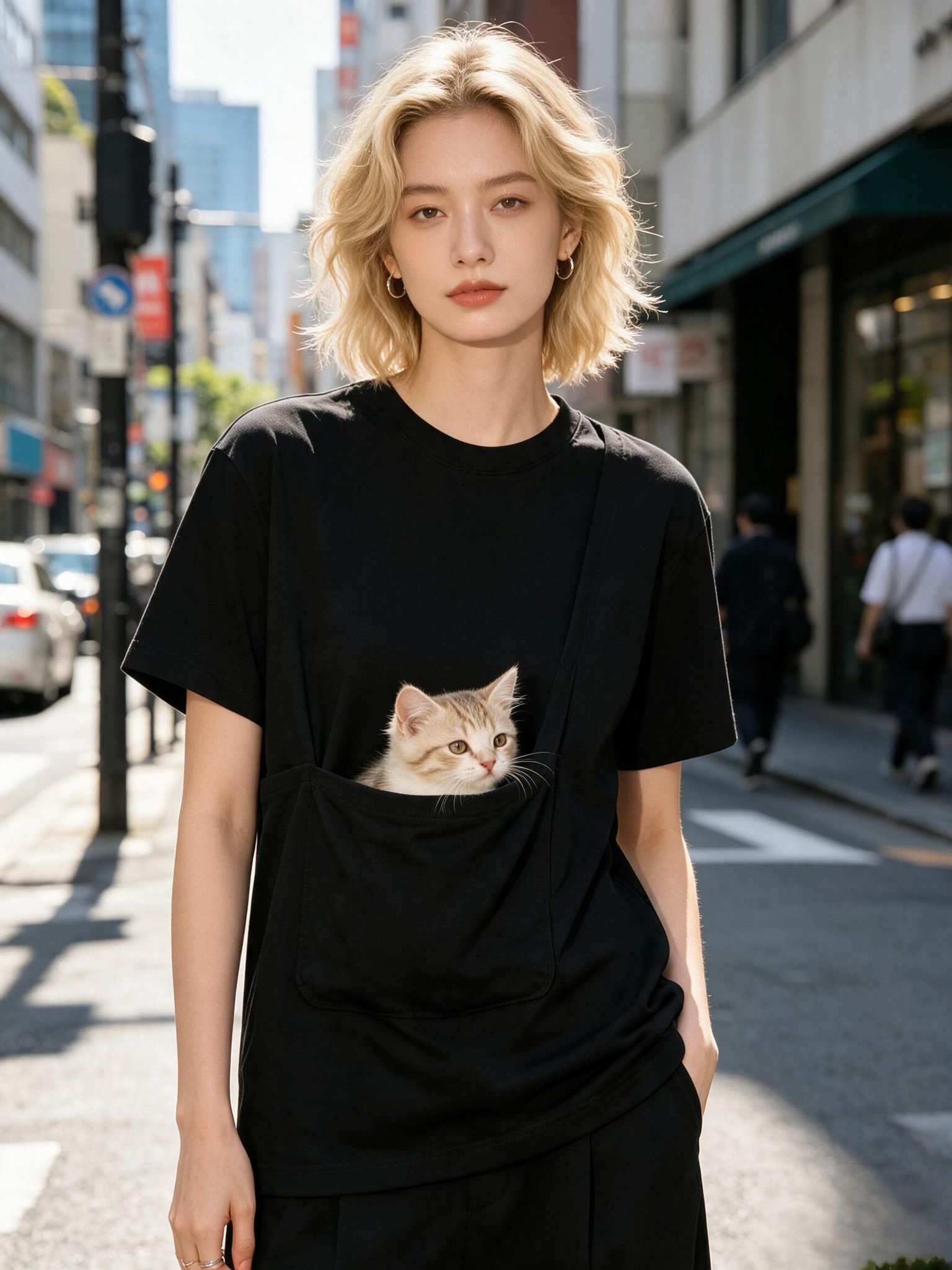 Das Katzenkorb-T-Shirt